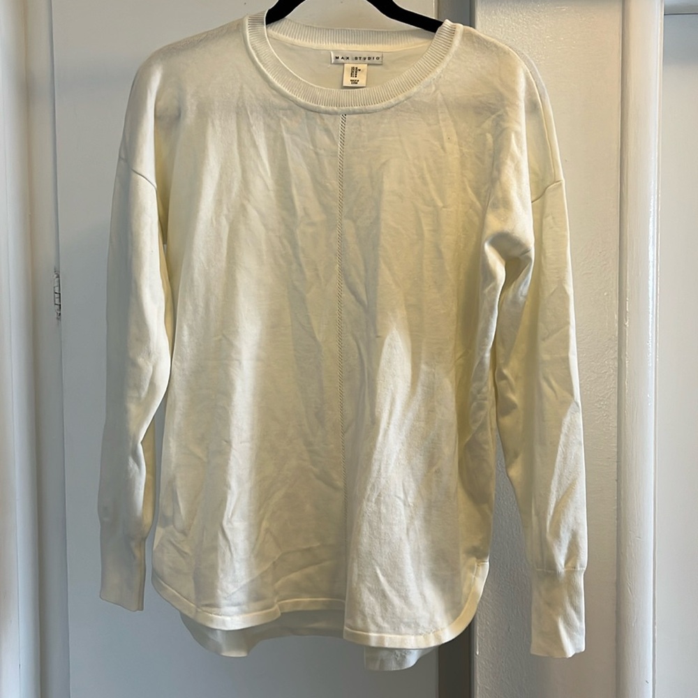 Cream sweater